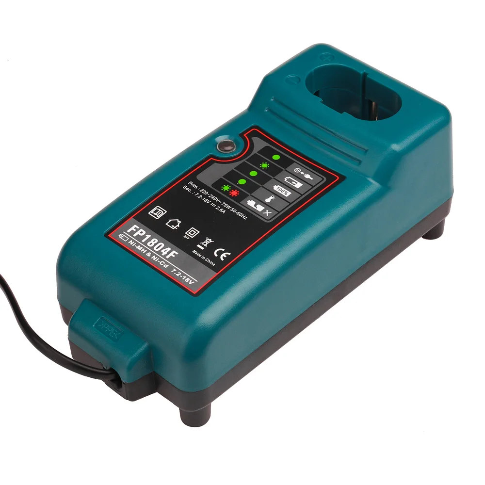 Communicative DC18RA and DC1803 Charger for Compatible NI CD and Ni MH Batteries with 2600mAh Input and 3 Active Control Methods
Communicative DC18RA and DC1803 Charger for Compatible NI CD and Ni MH Batteries with 2600mAh Input and 3 Active Control Methods