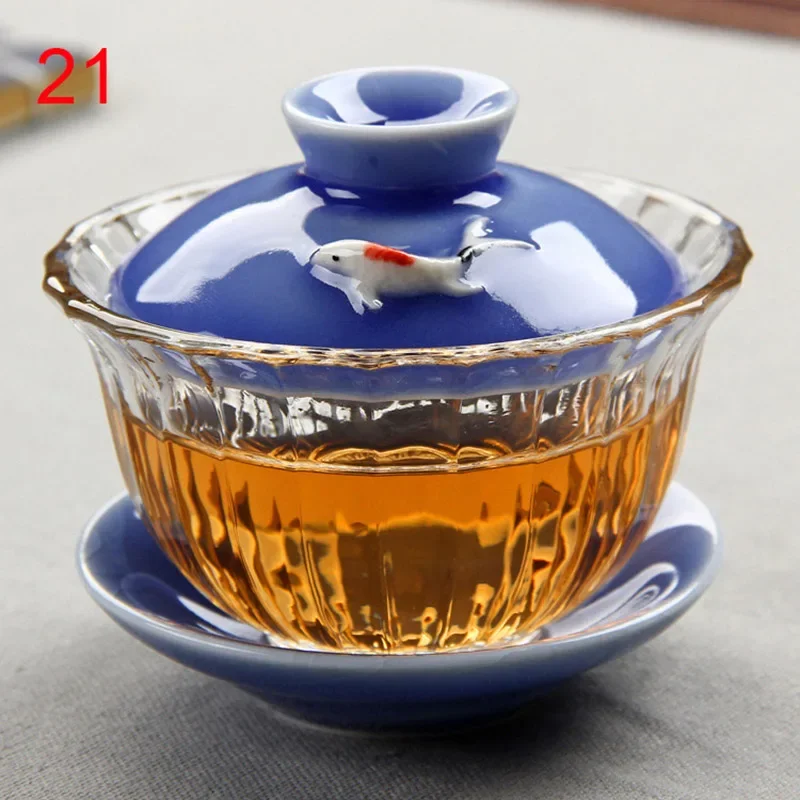 

Chinese Traditions Gai Wan Tea Set Bone Kung Fu TeaSet Gaiwan Tea Cup Porcelain Bowl For Travel Beautiful And Easy Kettle