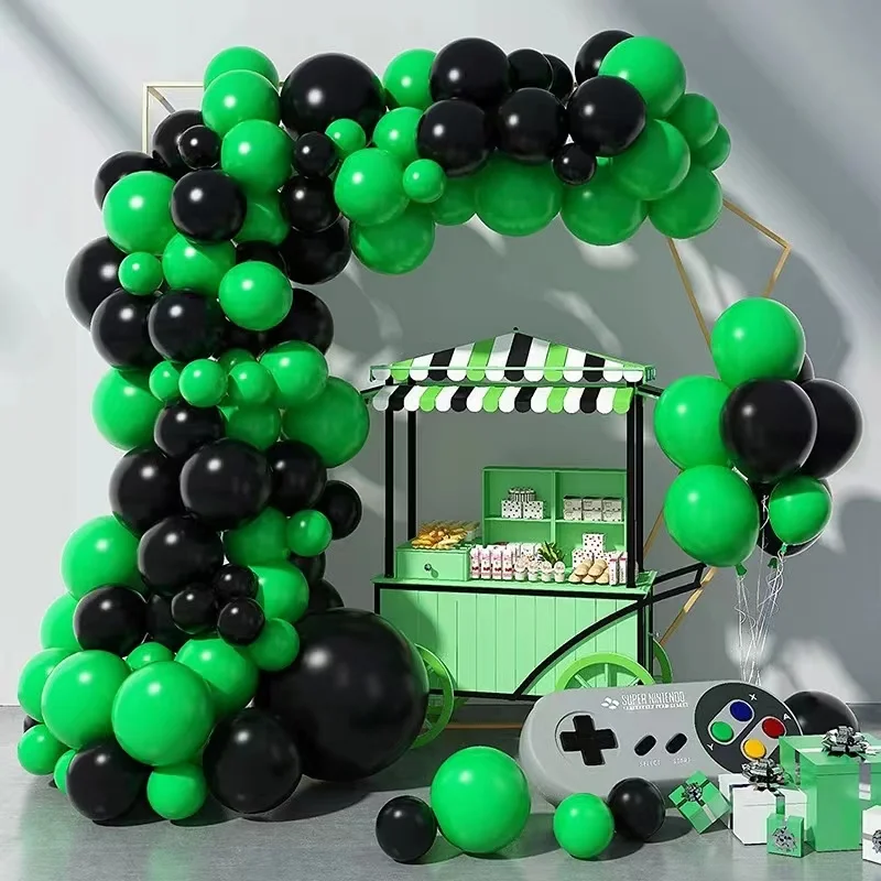 101pcs Green Black Balloon Chain Set Children's Play Birthday Green Jungle Theme Irregular Latex Balls
101pcs Green Black Balloon Chain Set Children's Play Birthday Green Jungle Theme Irregular Latex Balls