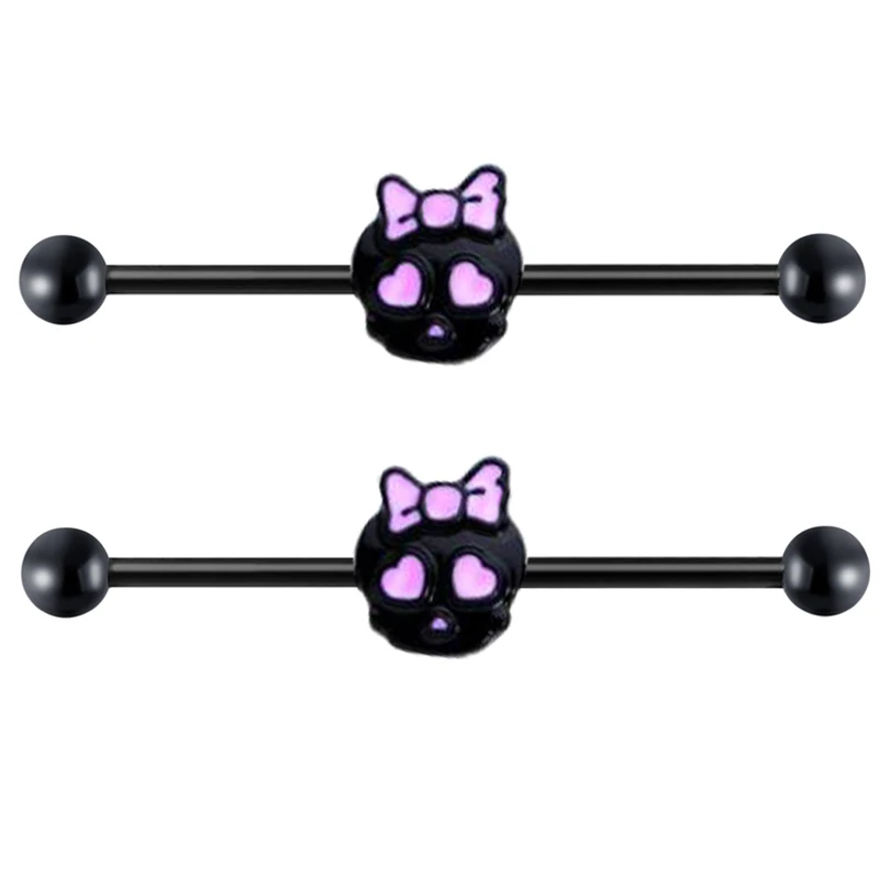 14 Gauge Surgical Steel Industrial Barbell Ring Ear Straight Barbell Stud Cartilage Earring Helix Body Piercing Jewelry 14G
14 Gauge Surgical Steel Industrial Barbell Ring Ear Straight Barbell Stud Cartilage Earring Helix Body Piercing Jewelry 14G