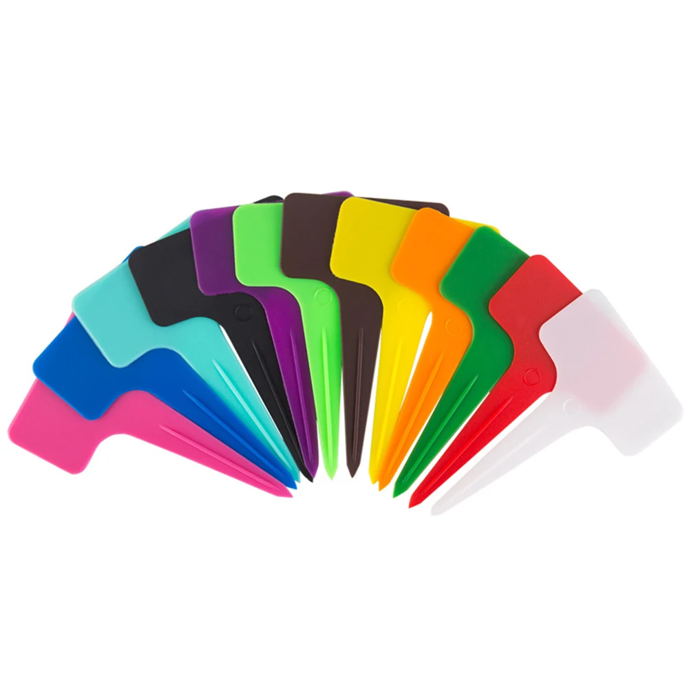 100Pcs T-Shape Waterproof Plastic Plant Tags Pot Label For Flower Plants Varieties Nursery Marker Sign Gardening Tools
100Pcs T-Shape Waterproof Plastic Plant Tags Pot Label For Flower Plants Varieties Nursery Marker Sign Gardening Tools