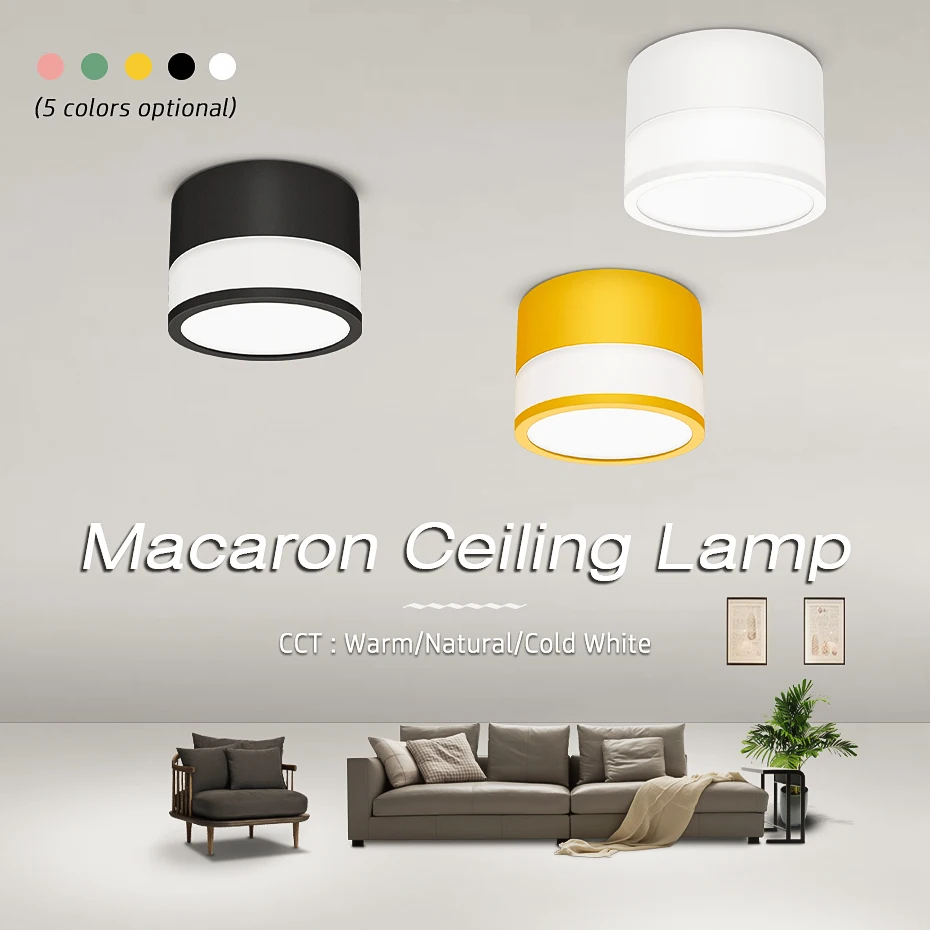 Modern Nordic LED Ceiling Lamp 220V Led Ceiling Light 15W 12W Spot Led Home Lighting Fixture Kitchen Panel Light for Living Room
Modern Nordic LED Ceiling Lamp 220V Led Ceiling Light 15W 12W Spot Led Home Lighting Fixture Kitchen Panel Light for Living Room