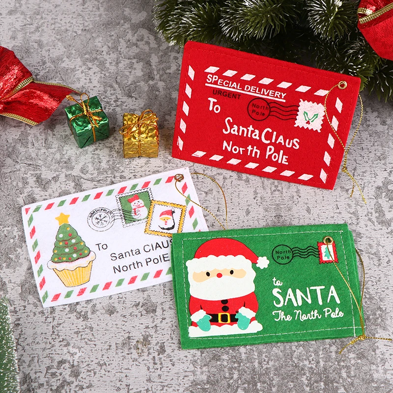 1Pc Christmas Felt Letters Embroidered Envelopes Kids Candy Gift Bags Xmas Tree Hanging Ornament New Year Party Decor
1Pc Christmas Felt Letters Embroidered Envelopes Kids Candy Gift Bags Xmas Tree Hanging Ornament New Year Party Decor
