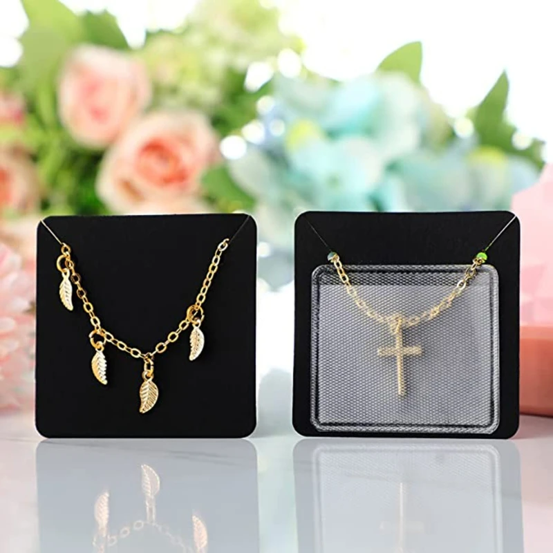Q0KE Necklace Display Cards Clear Chain Sleeve Self Adhesive Display Pockets Jewelry Packaging Supplies for Jewelry Cards
Q0KE Necklace Display Cards Clear Chain Sleeve Self Adhesive Display Pockets Jewelry Packaging Supplies for Jewelry Cards