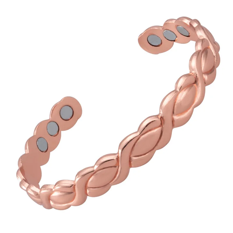 Women's Copper Cuff Bracelet Magnetic Energy Anti-fatigue Negative Ion Anti-radiation Health Open Bracelets
Women's Copper Cuff Bracelet Magnetic Energy Anti-fatigue Negative Ion Anti-radiation Health Open Bracelets