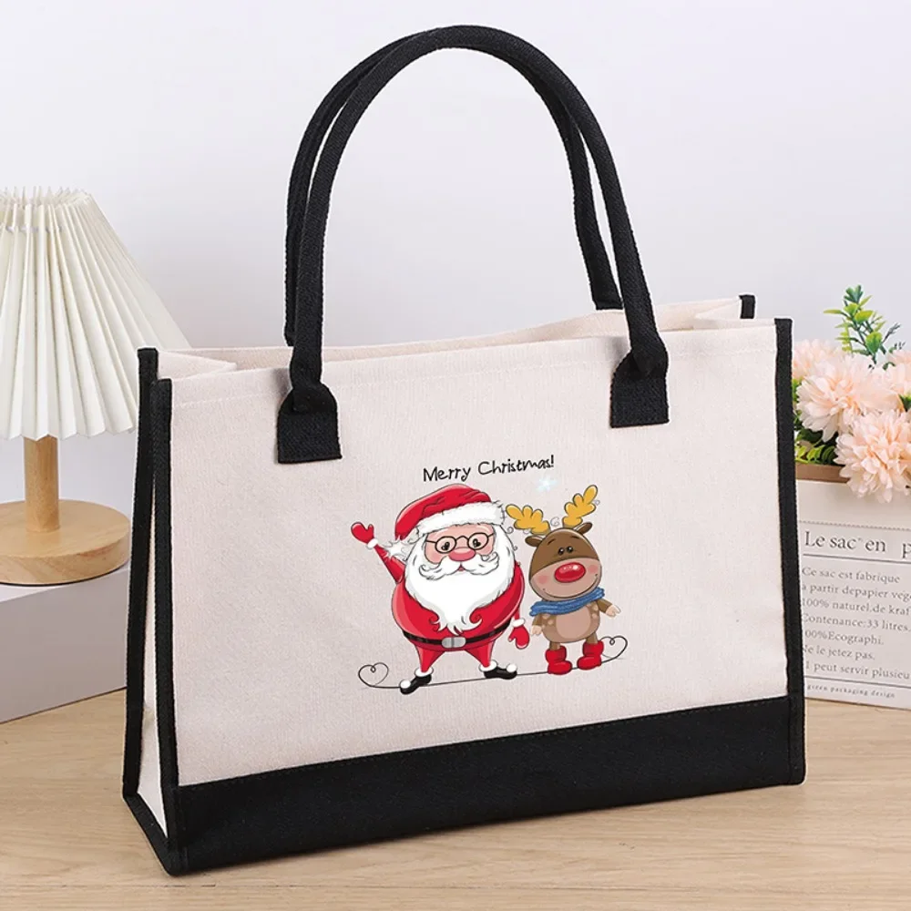 Christmas Canvas Shoulder Bags Women Fahshion Christmas Printing Handbags Female Casual Versatile Large Capacity Gift Tote Bag
Christmas Canvas Shoulder Bags Women Fahshion Christmas Printing Handbags Female Casual Versatile Large Capacity Gift Tote Bag