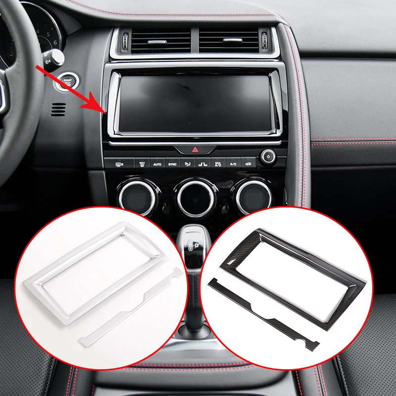 Carbon Fiber Style ABS Car Interior Navigation Frame Trim For Jaguar E-PACE E PACE 2018 2019 Accessories and Parts hhj
Carbon Fiber Style ABS Car Interior Navigation Frame Trim For Jaguar E-PACE E PACE 2018 2019 Accessories and Parts hhj