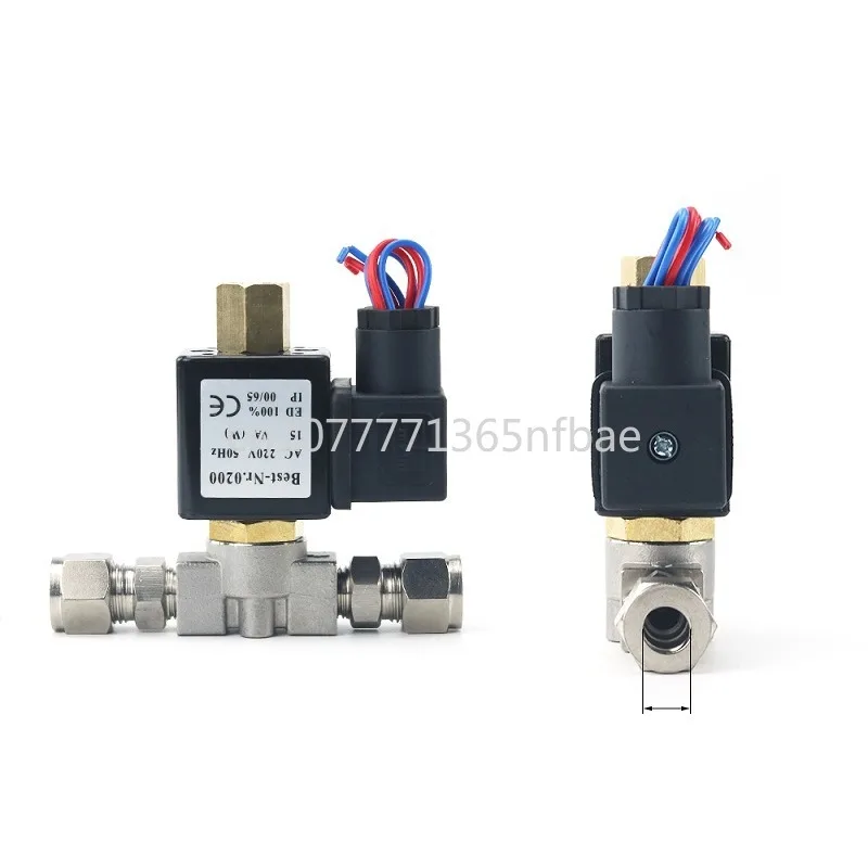 with 2Pcs Silicon Gasket VX2120-08-SS-NO AC220V DC 12V/24V,Stainless Steel Body 2-Way Oil Acid Solenoid Valve 
with 2Pcs Silicon Gasket VX2120-08-SS-NO AC220V DC 12V/24V,Stainless Steel Body 2-Way Oil Acid Solenoid Valve