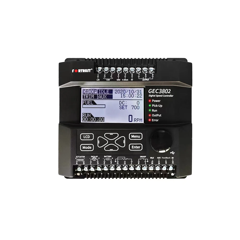 China Supplier Fortrust Speed Controller GEC3802 Double Closed-Loop Digital Speed Control Board Supports Cloud Speed Control
China Supplier Fortrust Speed Controller GEC3802 Double Closed-Loop Digital Speed Control Board Supports Cloud Speed Control