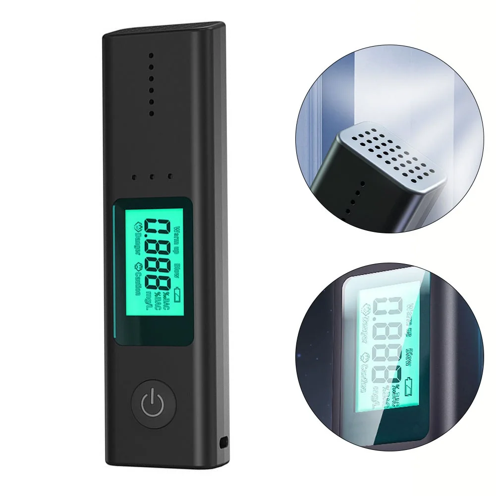 Portable Alcohol Tester Non-Contact Breath Tester With Digital Display Screen USB Rechargeable Breathalyzer BAC Tester Tools
Portable Alcohol Tester Non-Contact Breath Tester With Digital Display Screen USB Rechargeable Breathalyzer BAC Tester Tools