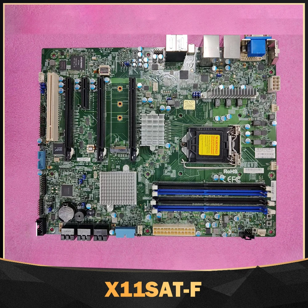 Motherboard E3-1200 v5/v6 6th/7th Gen Core i7/i5/i3 Series DDR4 LGA1151 For Supermicro X11SAT-F
Motherboard E3-1200 v5/v6 6th/7th Gen Core i7/i5/i3 Series DDR4 LGA1151 For Supermicro X11SAT-F