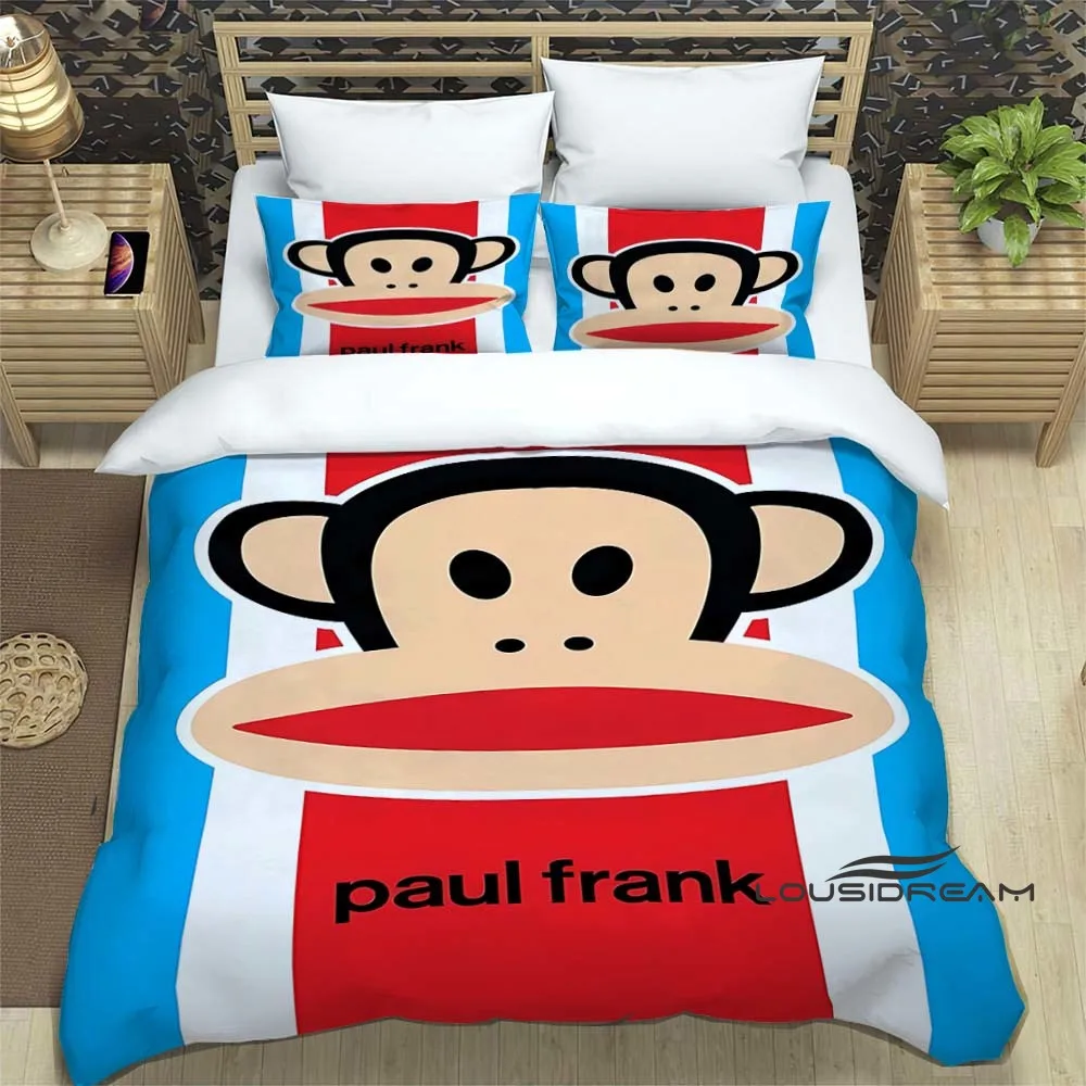 Fashion Paul Frank Logo Bedding Set 3D Printing Home Decoration Boy Girl King Size Bedding Set Quilt Cover Pillowcas
Fashion Paul Frank Logo Bedding Set 3D Printing Home Decoration Boy Girl King Size Bedding Set Quilt Cover Pillowcas