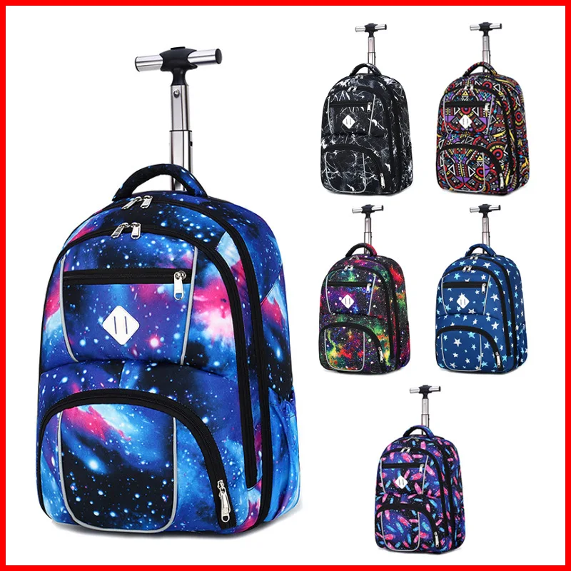 2023 New trolley backpack for boys and children, large capacity splashproof student bag
2023 New trolley backpack for boys and children, large capacity splashproof student bag