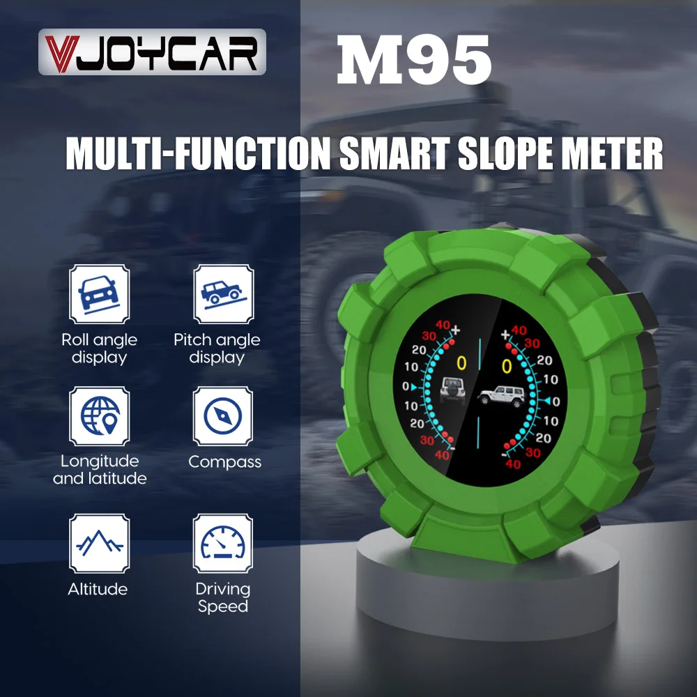 Vjoycar 2 in 1 Car Smart Slop Meter Inclinometer GPS HUD Display Speed Compass Multi-function Gauge for Off-road Car Accessories
Vjoycar 2 in 1 Car Smart Slop Meter Inclinometer GPS HUD Display Speed Compass Multi-function Gauge for Off-road Car Accessories