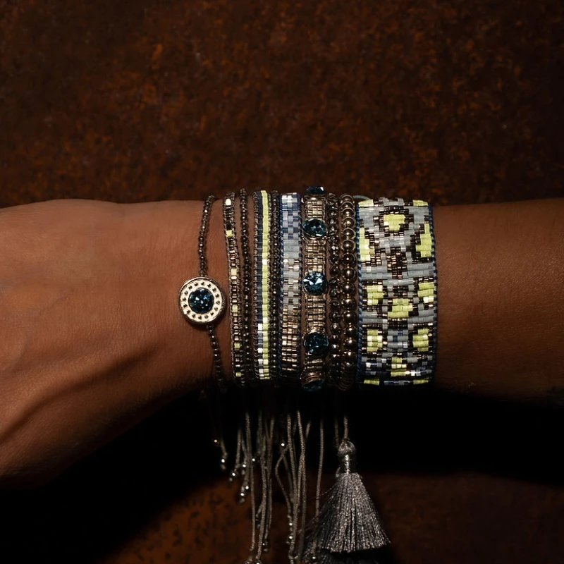 Go2boho New Design MIYUKI Beads Bracelets Evil Eye For Men & Women Fashion Jewelry Adjustable Handmade Woven Beads Bracelets
Go2boho New Design MIYUKI Beads Bracelets Evil Eye For Men & Women Fashion Jewelry Adjustable Handmade Woven Beads Bracelets