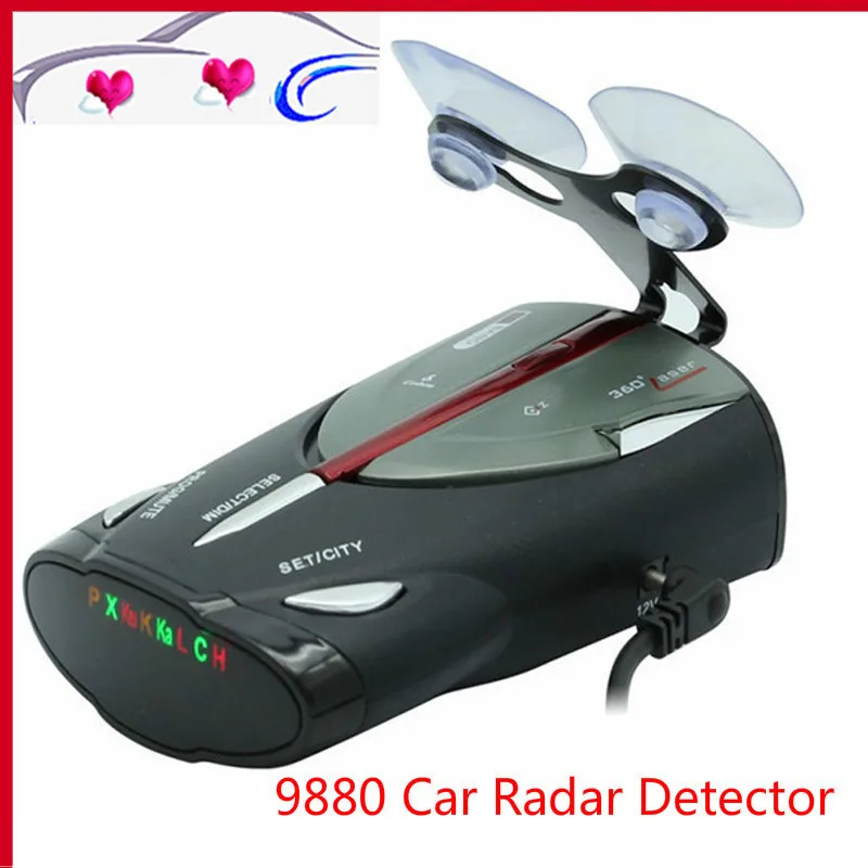 

Newest Xrs 9880 Car Radar Detector Cobra Full 16-band Russian & English Language Lacer Anti Radar Detector For Safty Driving
