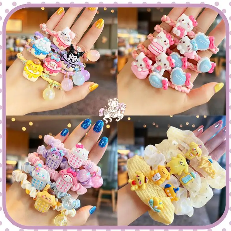 5Pcs Sanrioed Hairtie Kawaii Ponytail Band Hairbands Cute Delicate Practical Anime Cinnamoroll Purin Hello Kitty Kids Girls Gift
5Pcs Sanrioed Hairtie Kawaii Ponytail Band Hairbands Cute Delicate Practical Anime Cinnamoroll Purin Hello Kitty Kids Girls Gift