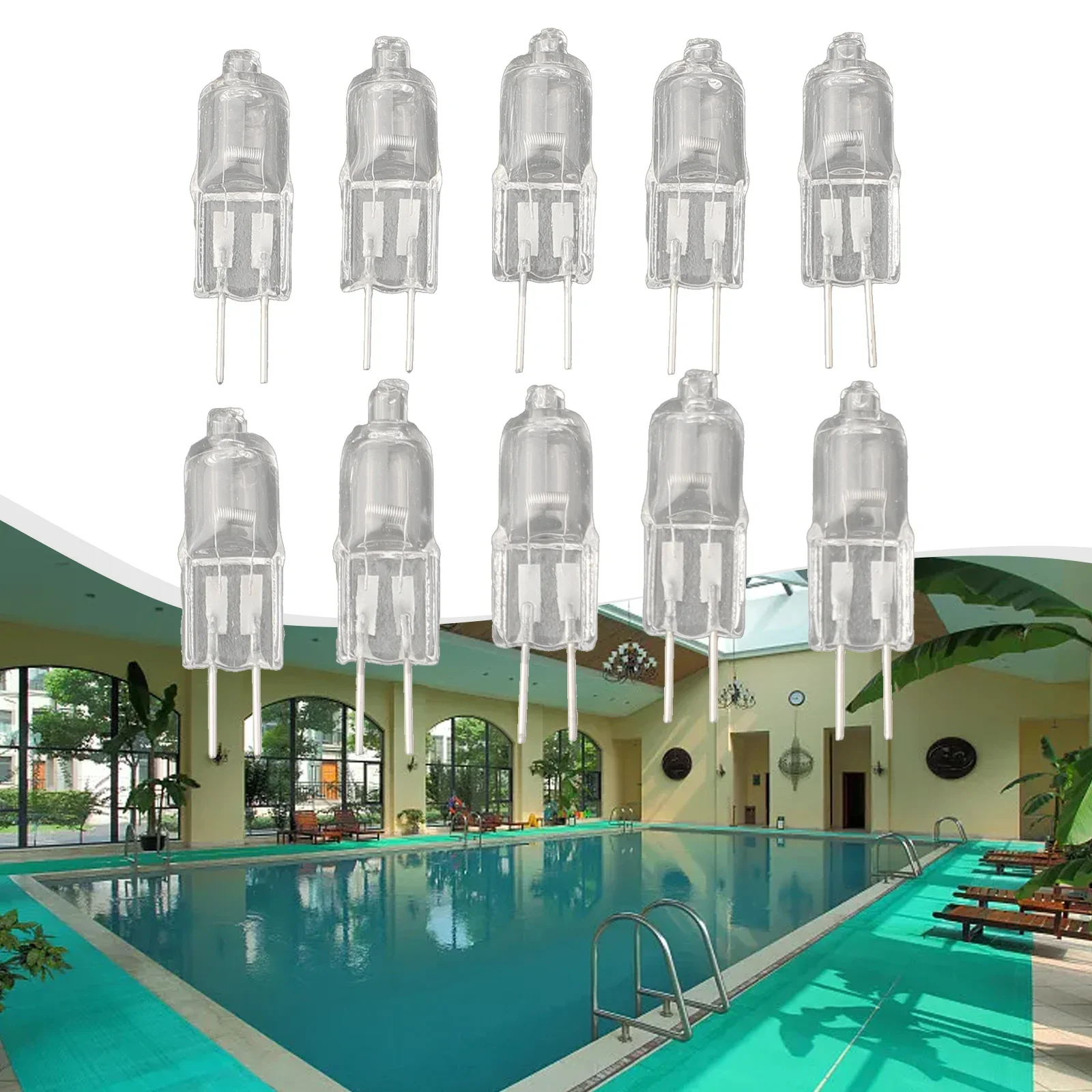 10pcs G4 12V 5W/10W/20W/30W/50W Halogen Lamp 2 Pin Light Bulb Energy Saving Lighting Supply For Fragrance/ceiling/desk Lamp
10pcs G4 12V 5W/10W/20W/30W/50W Halogen Lamp 2 Pin Light Bulb Energy Saving Lighting Supply For Fragrance/ceiling/desk Lamp