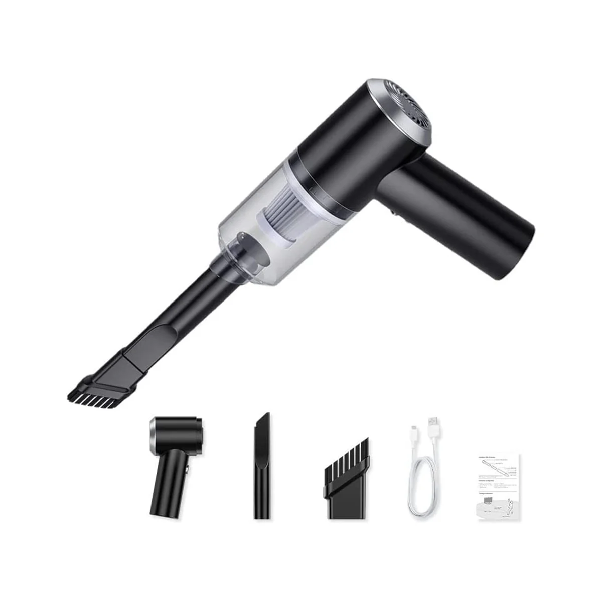 Wireless Handheld Car Vacuum Cleaner Strong Suction, Car Vacuum Cordless Rechargeable, Portable Vacuum Cleaner Black
Wireless Handheld Car Vacuum Cleaner Strong Suction, Car Vacuum Cordless Rechargeable, Portable Vacuum Cleaner Black