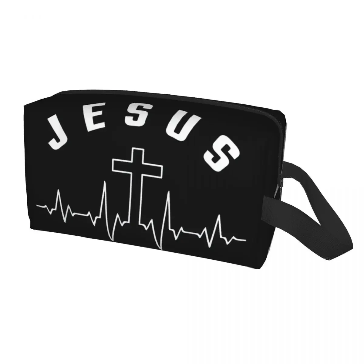 Jesus Saved My Life Cosmetic Bag Women Kawaii Large Capacity Christian Religious Faith Makeup Case Beauty Storage Toiletry Bags
Jesus Saved My Life Cosmetic Bag Women Kawaii Large Capacity Christian Religious Faith Makeup Case Beauty Storage Toiletry Bags