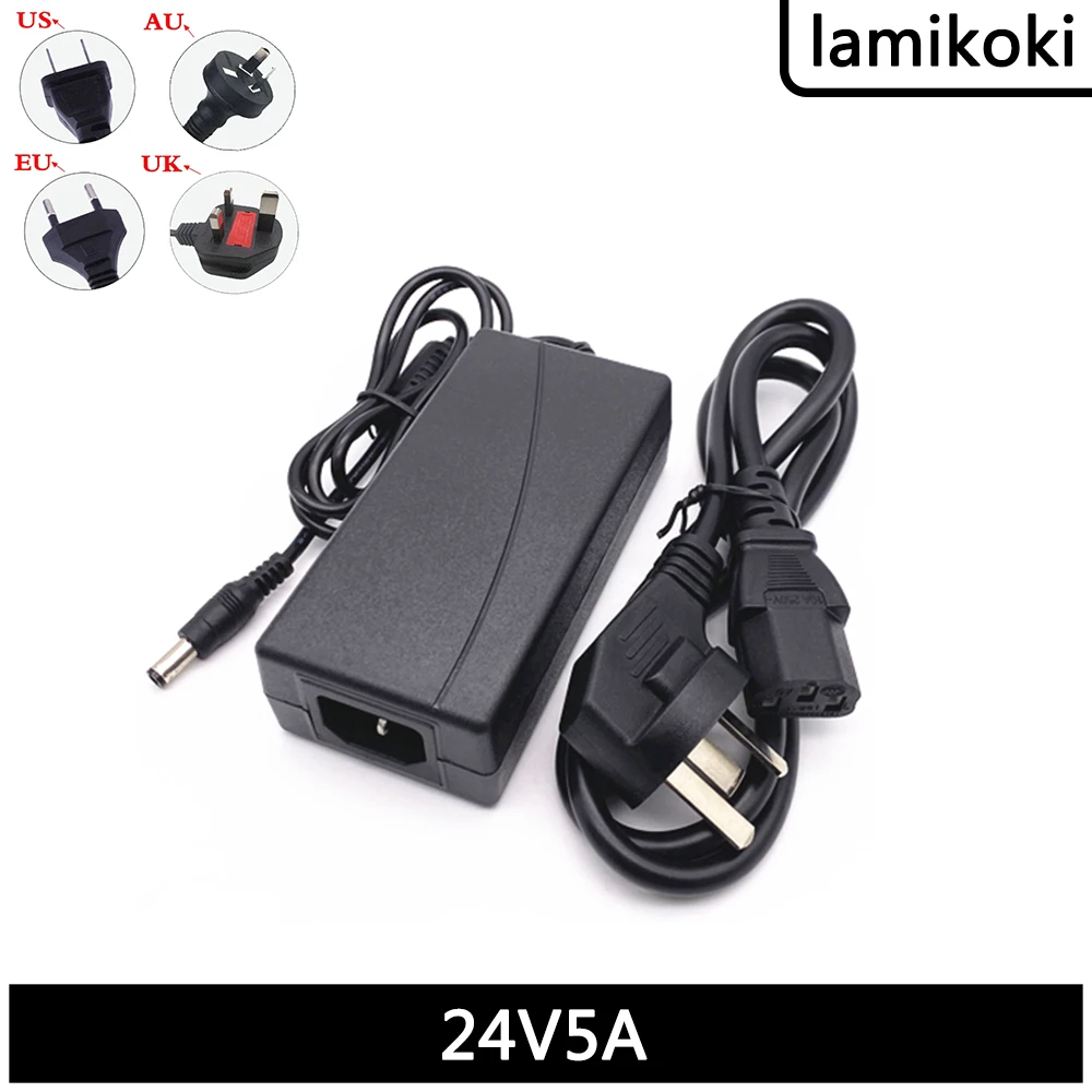 Power Supply 24V 5A Power Adapter LED Lamp Disinfection Cabinet Sterilization Lamp Electric Blanket 120W Switch Power Cord
Power Supply 24V 5A Power Adapter LED Lamp Disinfection Cabinet Sterilization Lamp Electric Blanket 120W Switch Power Cord