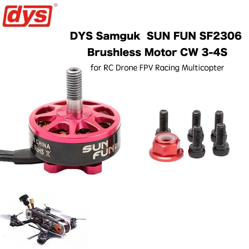 DYS Samguk SUN FUN SF2306 бесщеточный двигатель 1750KV 2500KV 3-4S используется для радиоуправляемых БПЛА FPV гоночных многокрыльных летательных аппаратов
DYS Samguk SUN FUN SF2306 бесщеточный двигатель 1750KV 2500KV 3-4S используется для радиоуправляемых БПЛА FPV гоночных многокрыльных летательных аппаратов