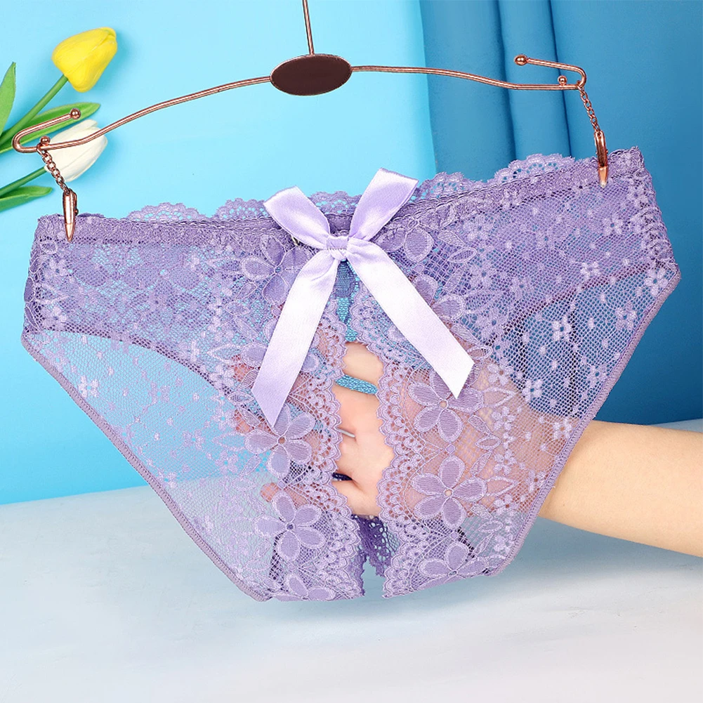 Women Lace See Through Open Crotch Crotchless Underwear Thongs Panties Lingerie Knickers G-String Hollow Out Ladies Briefs
Women Lace See Through Open Crotch Crotchless Underwear Thongs Panties Lingerie Knickers G-String Hollow Out Ladies Briefs