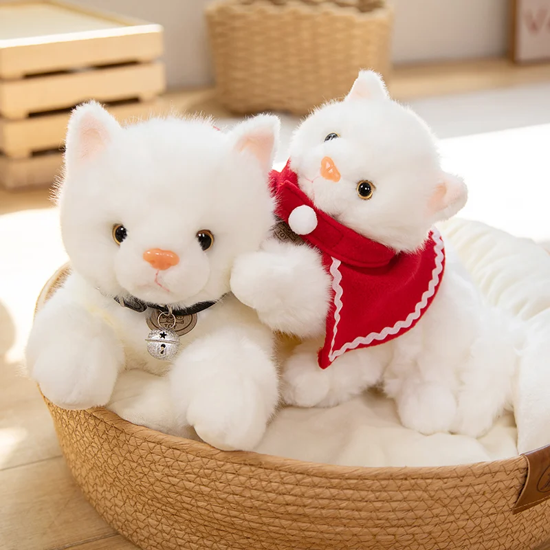 28/35/45 см кавайная белая кошка, плюшевая игрушка, мягкое набивное животное, наряд котенок, реалистичный персидский кот с колокольчиками, плащ, подарок
28/35/45 см кавайная белая кошка, плюшевая игрушка, мягкое набивное животное, наряд котенок, реалистичный персидский кот с колокольчиками, плащ, подарок