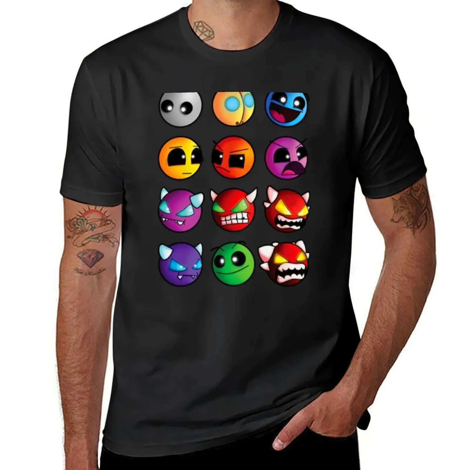 Geometry Dash in many emotions funny meme T-shirt vintage plus sizes customs design your own for a boy workout shirts for men
Geometry Dash in many emotions funny meme T-shirt vintage plus sizes customs design your own for a boy workout shirts for men