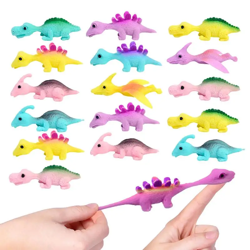 

Finger Dinosaur Reusable Dinosaur Toy Finger Slingshots Funny 30pcs Cute Unique Animal Slingshot Finger Toys For Gatherings