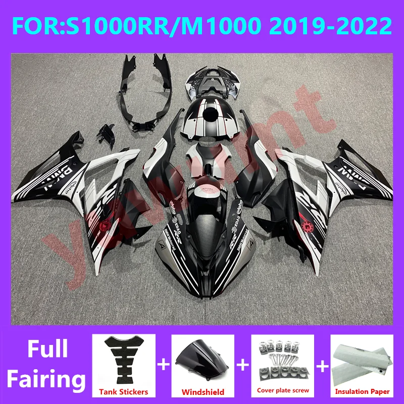 

NEW ABS Motorcycle full fairings kit fit For S1000RR S 1000 RR S1000 RR m1000 2019 2020 2021 2022 Fairing kits set black white