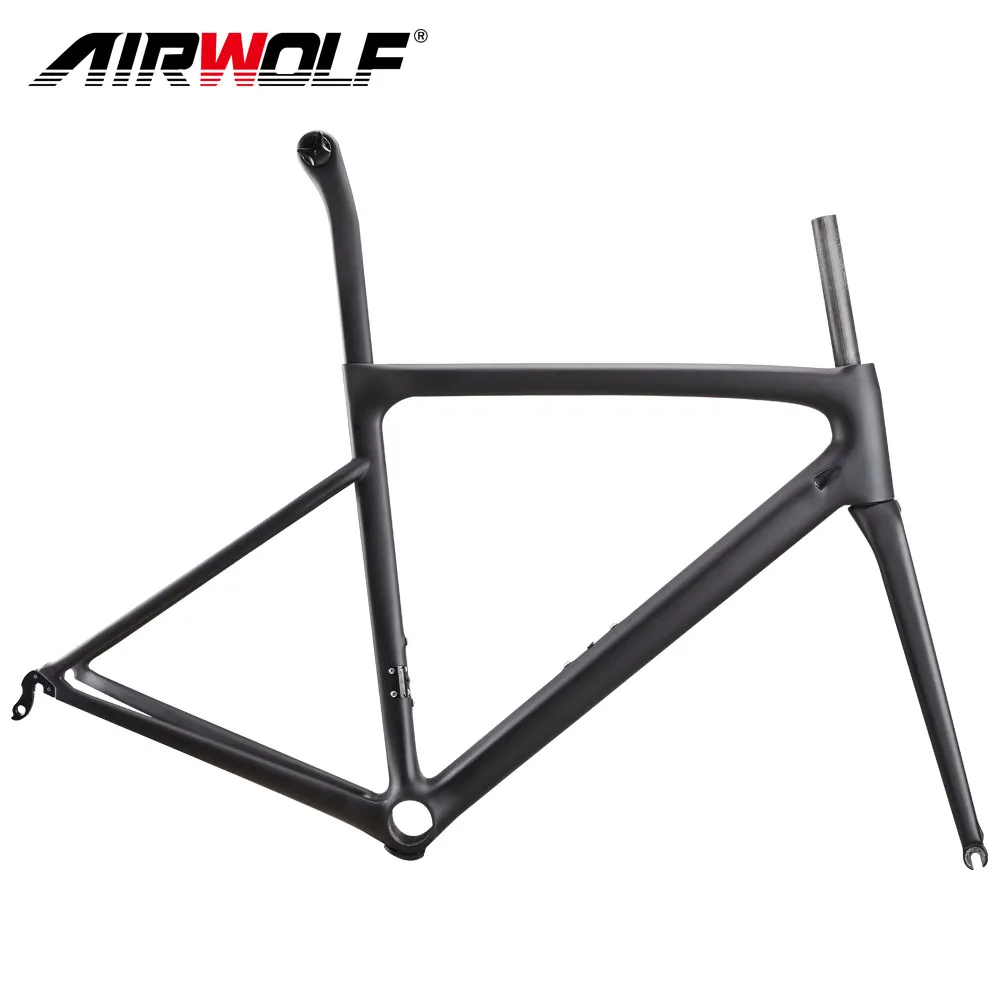 

Lightest 700C Carbon Frame Aero Road Bike Frame V Brake Only 787g Size 44 49 52 54 56 58cm QR 130*9mm Carbon Bicycle Frameset