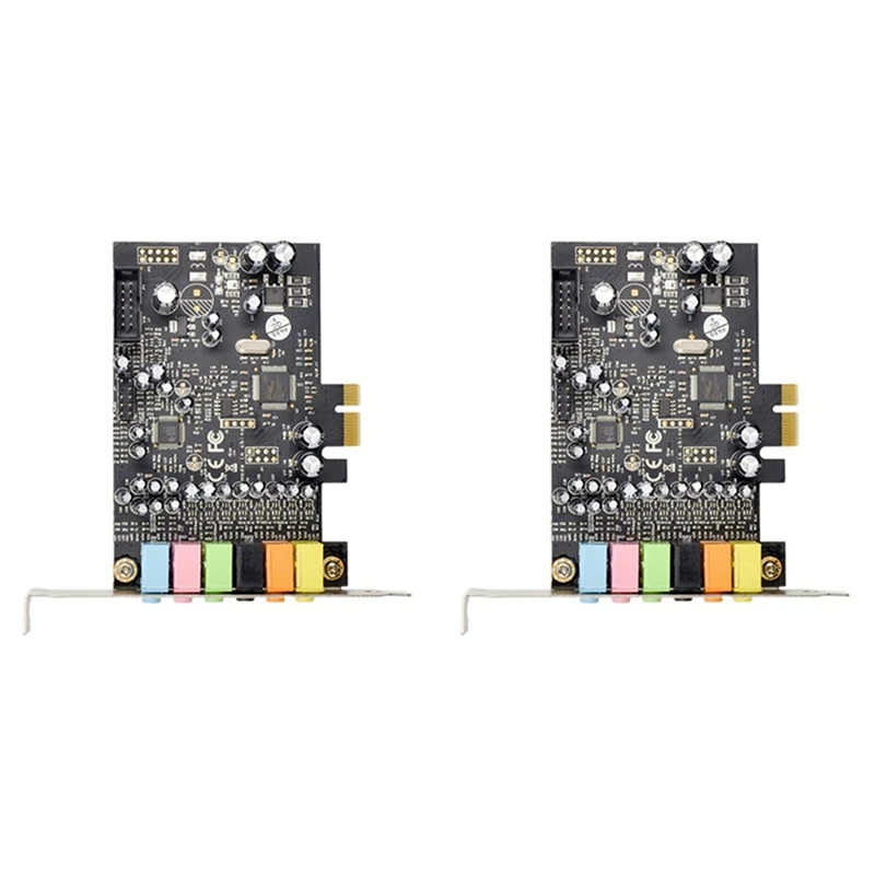 

2X Pcie 7.1CH Sound Card Stereo Surround Sound PCI-E Built-In 7.1 Channel Audio Audio System CM8828