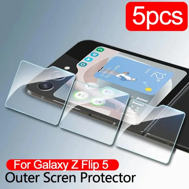 1/5 шт. наружная Защита экрана для Samsung Z Flip 5 Flip5 HD прозрачное закаленное стекло твердость 9H Защитная пленка для Galaxy Zflip5
1/5 шт. наружная Защита экрана для Samsung Z Flip 5 Flip5 HD прозрачное закаленное стекло твердость 9H Защитная пленка для Galaxy Zflip5