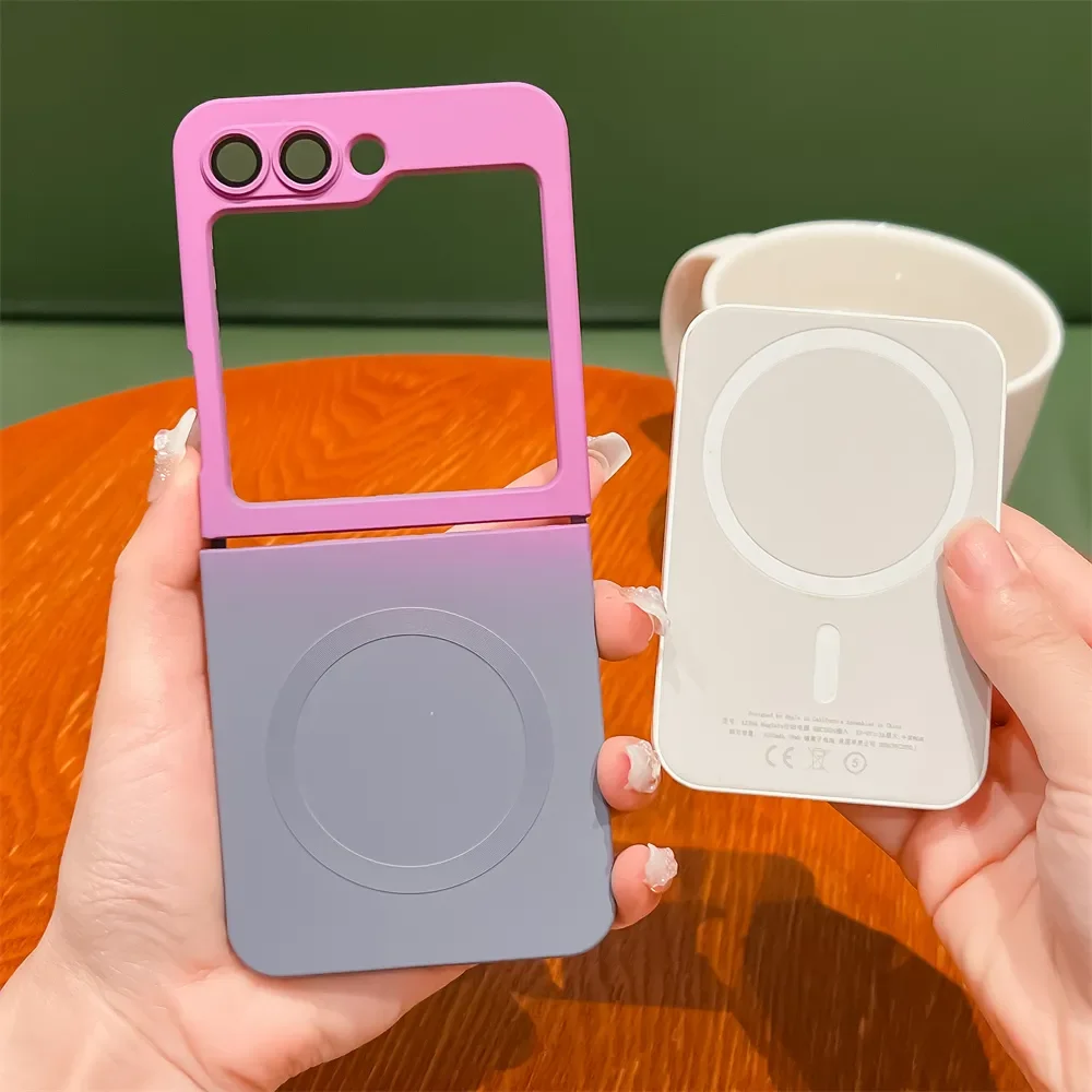 For Samsung Galaxy Z Flip 5 4 3 Case Color Gradient Matte Soft Silicone Magnetic Wireless Charging Folding Shockproof Hard Cover
For Samsung Galaxy Z Flip 5 4 3 Case Color Gradient Matte Soft Silicone Magnetic Wireless Charging Folding Shockproof Hard Cover