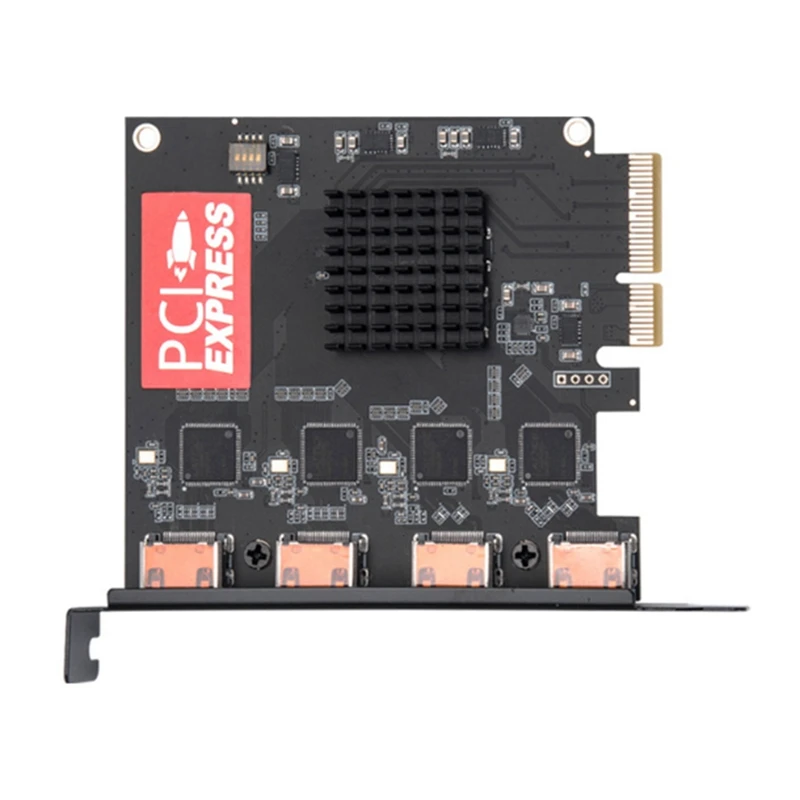 4-канальная HDMI-совместимая Плата видеозахвата PCI-E 1080P 60Fps OBS сетевой адаптер для прямой трансляции и потокового вещания, аксессуары
4-канальная HDMI-совместимая Плата видеозахвата PCI-E 1080P 60Fps OBS сетевой адаптер для прямой трансляции и потокового вещания, аксессуары