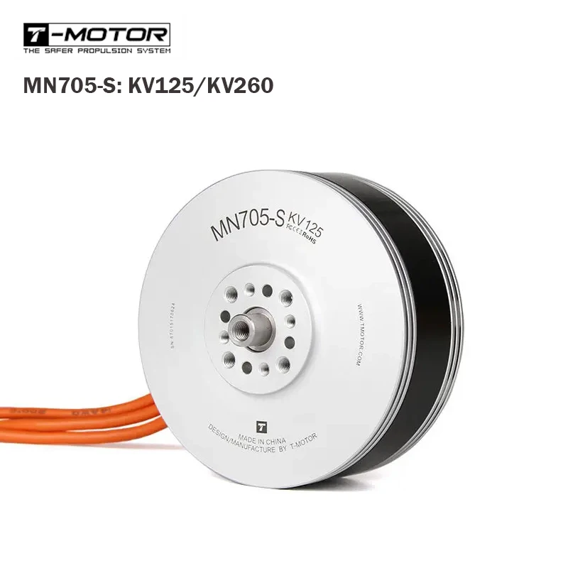 T-motor IP55 11.3KG+ Max Thrust MN705-S KV125 2Pcs/Set for Aircraft RC Rotor Drones
T-motor IP55 11.3KG+ Max Thrust MN705-S KV125 2Pcs/Set for Aircraft RC Rotor Drones