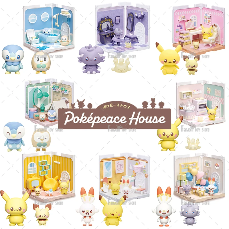 Pokemon Figure Pokepiece House Peaceful House Series Pikachu Pichu Scorbunny Espurr Milcery Rowlet Piplup Kit Collection Toys
Pokemon Figure Pokepiece House Peaceful House Series Pikachu Pichu Scorbunny Espurr Milcery Rowlet Piplup Kit Collection Toys