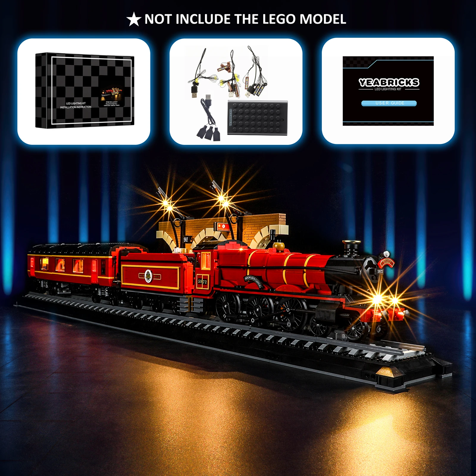 JOY MAGS Led Light Kit for 76405 Building Blocks Set (NOT Include the Model) Bricks Toys for Children
JOY MAGS Led Light Kit for 76405 Building Blocks Set (NOT Include the Model) Bricks Toys for Children
