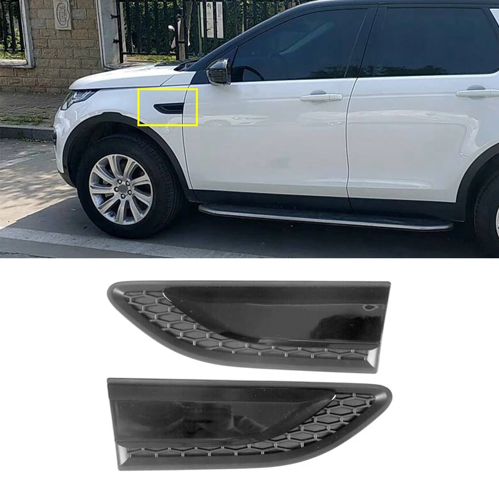

1Pair Car Front Side Fender Grille Vent Duct Louver For Land Rover Discovery Sport L550 2015 2016 2017 2018 2019 Car Accessories