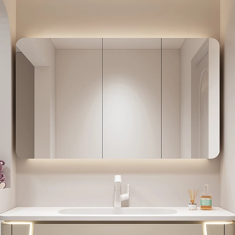 Italian Style Intelligent Bathroom Cabinets Defogging Touch Bathroom Cabinets Wall-mounted Home Furniture Armadi Specchi HBMC
Italian Style Intelligent Bathroom Cabinets Defogging Touch Bathroom Cabinets Wall-mounted Home Furniture Armadi Specchi HBMC