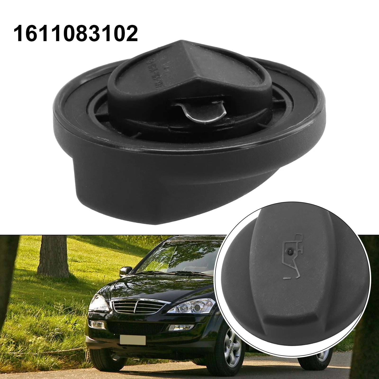 1× Black Oil Filler Cap 1611083102 Fits For Ssangyong MUSSO KORANDO REXTON KYRON ACTYON STAVIC Fuel Cap Replacement Kit
1× Black Oil Filler Cap 1611083102 Fits For Ssangyong MUSSO KORANDO REXTON KYRON ACTYON STAVIC Fuel Cap Replacement Kit