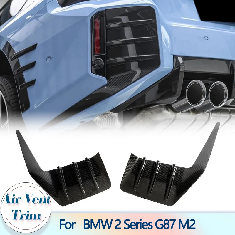 Car Rear Bumper Canards for BMW 2 Series G87 M2 Coupe 2-Door 2022 2023 Dry Carbon Auto Racing Rear Air Vent Canards Trim
Car Rear Bumper Canards for BMW 2 Series G87 M2 Coupe 2-Door 2022 2023 Dry Carbon Auto Racing Rear Air Vent Canards Trim