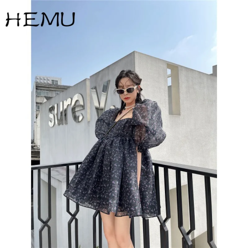 Hemu Small Fashion Waist-Controlled Slimming A- line Skirt Female Korean Summer 2021 New Puff Sleeve Mini Dress
Hemu Small Fashion Waist-Controlled Slimming A- line Skirt Female Korean Summer 2021 New Puff Sleeve Mini Dress
