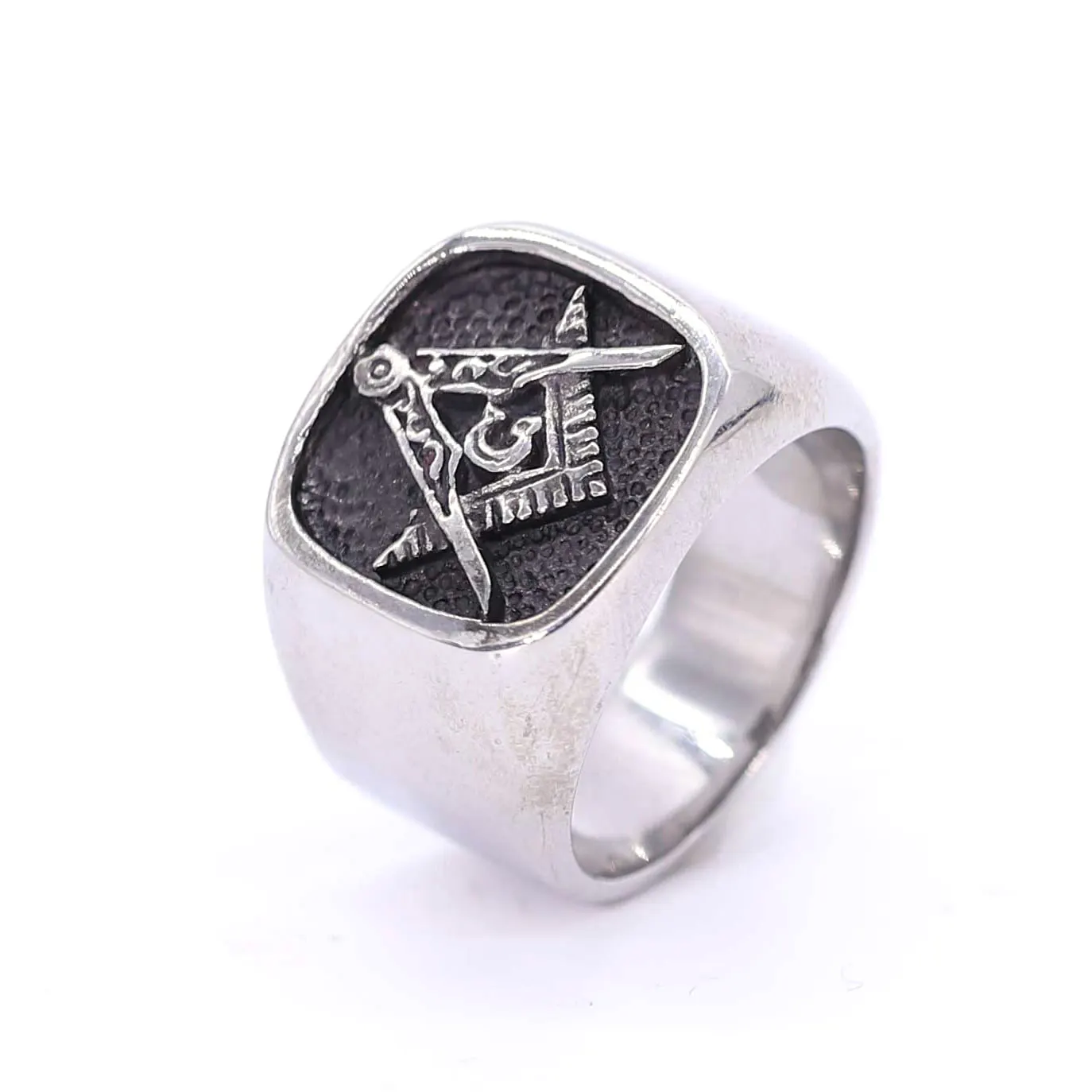 Europe Hot Selling Single Item Ring Cheap Wholesale Vintage Masonic AG Stainless Steel Ring for Men
Europe Hot Selling Single Item Ring Cheap Wholesale Vintage Masonic AG Stainless Steel Ring for Men