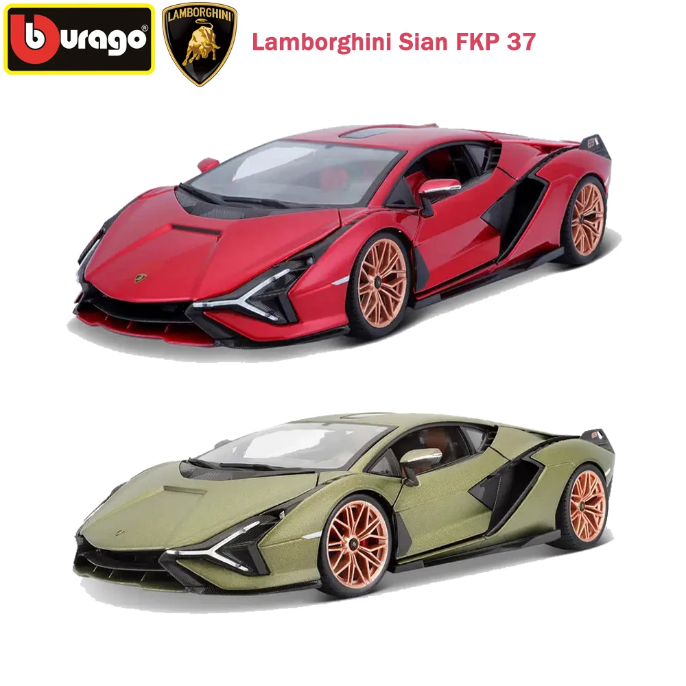 

Bburago 1:18 Lamborghini Sian FKP 37 Supercars Alloy Luxury Vehicle Diecast Cars Model Toy Collection Gift For Adults Children