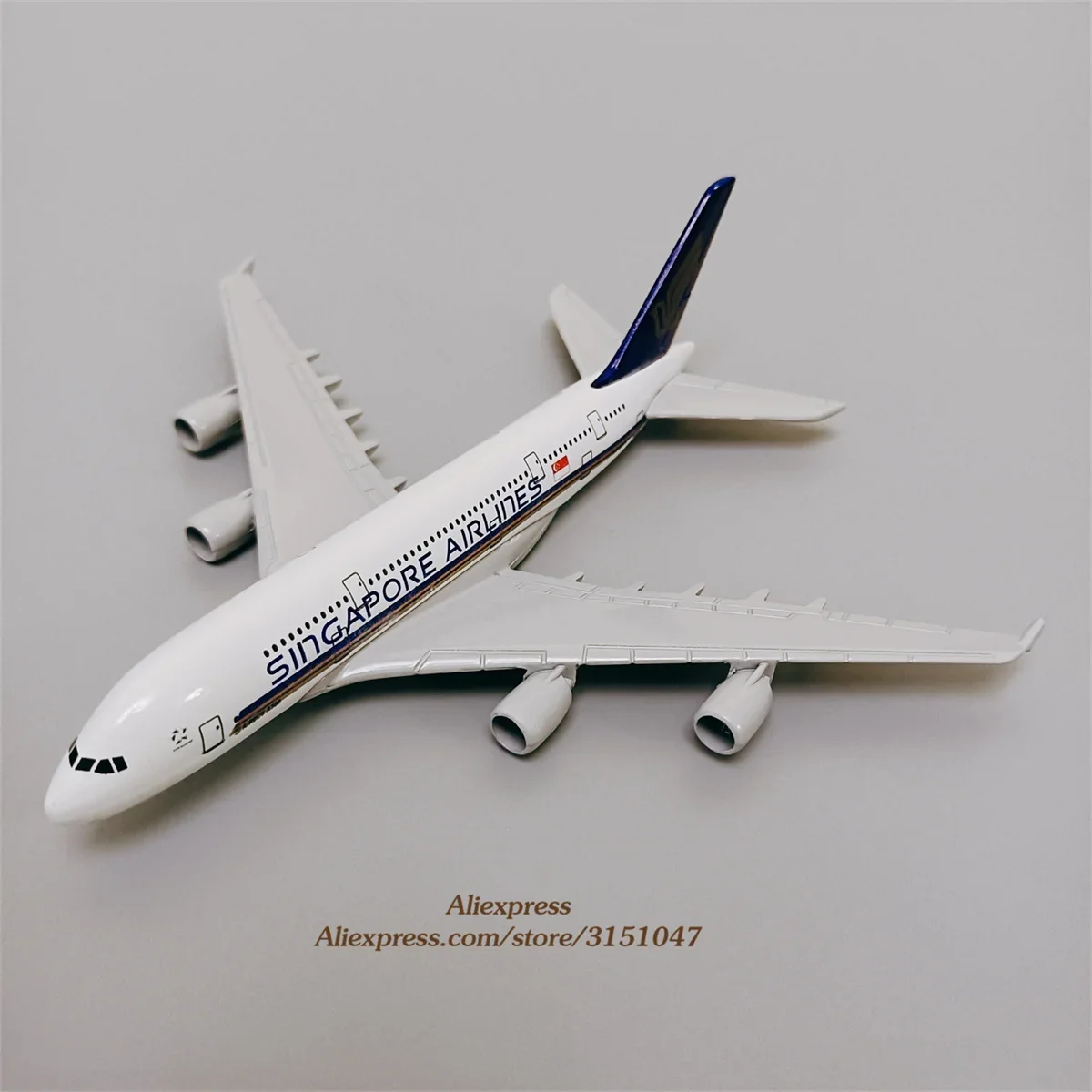 16cm Alloy Metal Air Singapore Airlines A380 Airplane Model Singapore Airbus 380 Airways Plane Model w Stand Aircraft Kids Gifts
16cm Alloy Metal Air Singapore Airlines A380 Airplane Model Singapore Airbus 380 Airways Plane Model w Stand Aircraft Kids Gifts