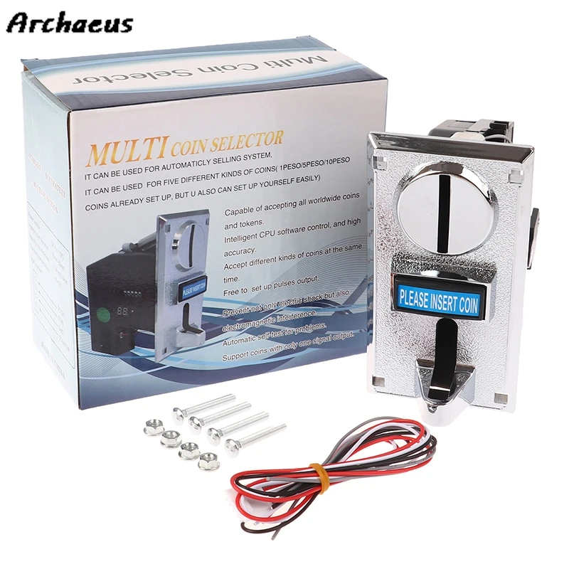 1Pc 616 Multi Coin Slot Acceptor Electronic Roll Down Coin Acceptor Selector Mechanism Arcade Game Ticket Vending Machine
1Pc 616 Multi Coin Slot Acceptor Electronic Roll Down Coin Acceptor Selector Mechanism Arcade Game Ticket Vending Machine
