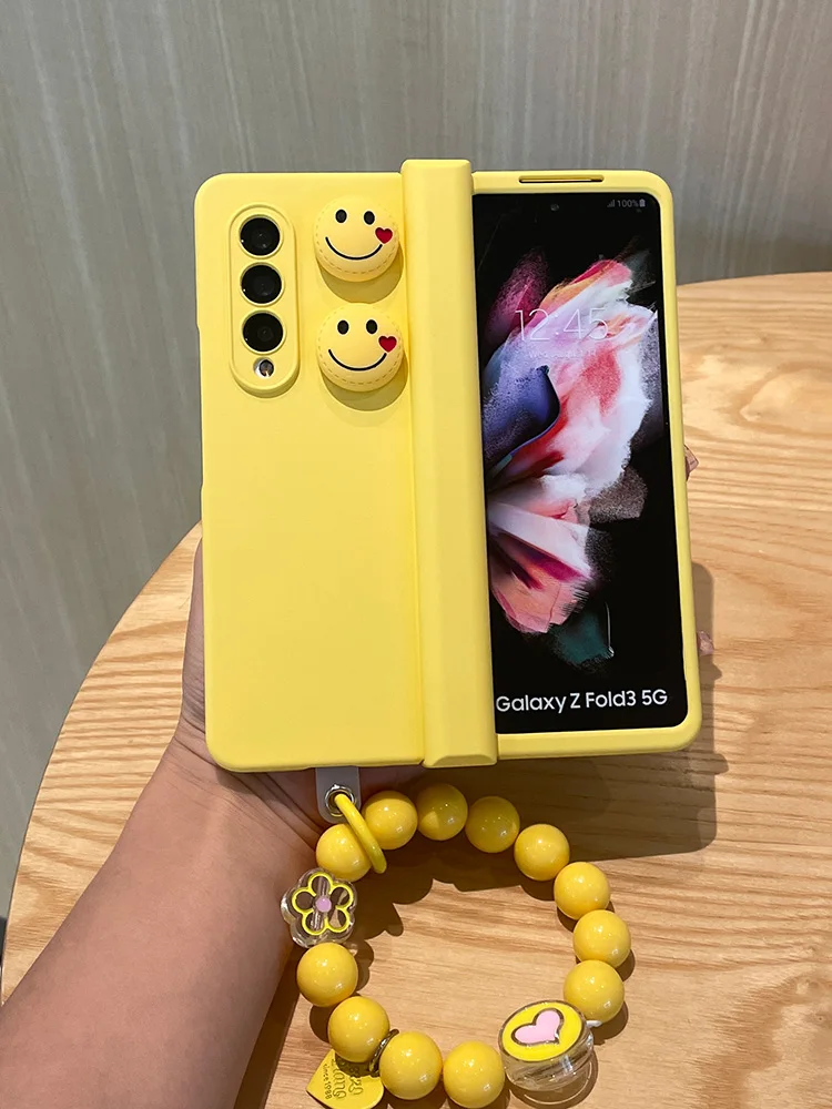 Fashion Cute 3D Smile Beads Chain Phone Case For Samsung Galaxy Z Fold 5 Z Fold 4 Z Fold 3 Hinge Protector Full Protection Cover
Fashion Cute 3D Smile Beads Chain Phone Case For Samsung Galaxy Z Fold 5 Z Fold 4 Z Fold 3 Hinge Protector Full Protection Cover