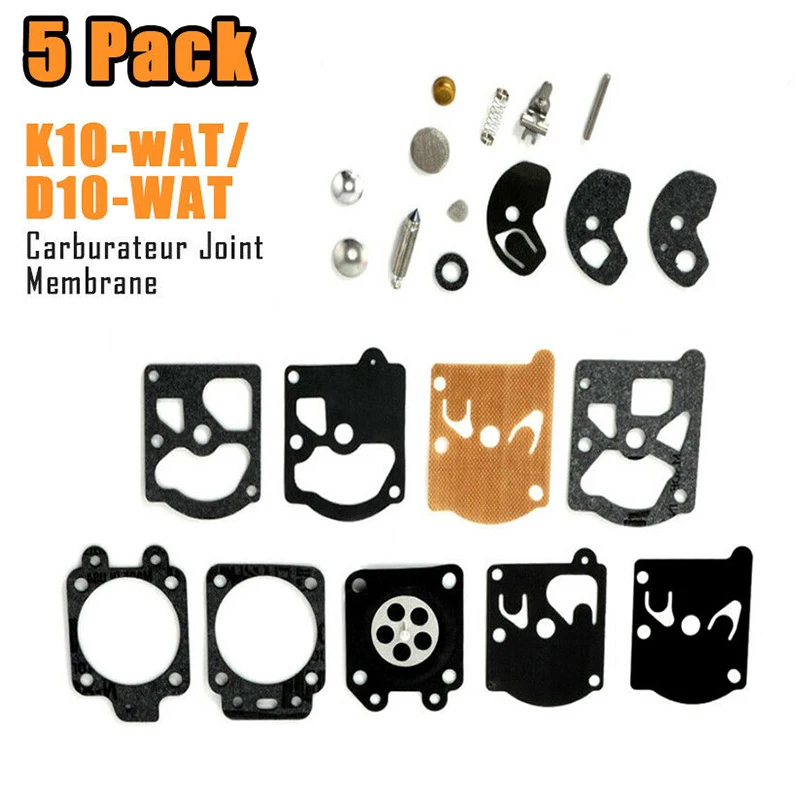 Premium Quality Carburetor Diaphragm Seal Repair Kit 5 Pack, Designed for K10 WAT WA / D10 WAT Carburetor
Premium Quality Carburetor Diaphragm Seal Repair Kit 5 Pack, Designed for K10 WAT WA / D10 WAT Carburetor